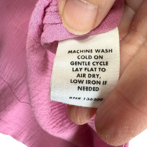 Hatch The Carolina Dress Orchid Pink Maxi Sz 4 Relaxed Cottagecore Bohemian NWT - Picture 5 of 8